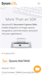 Mobile Screenshot of dynamsoft.com